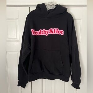 Lemme Healthy & Hot Oversized Hoodie Size M